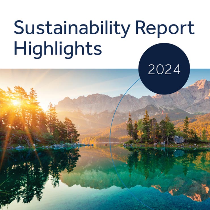Sustainability report highlights 2024